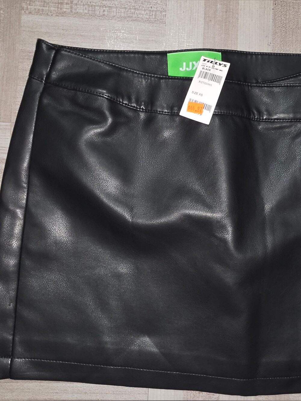 Tilly's Black Faux Leather Skirt